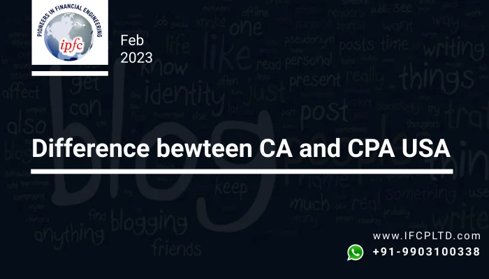 Difference between CA and CPA USA